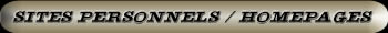 Sites personnels / Homepages 